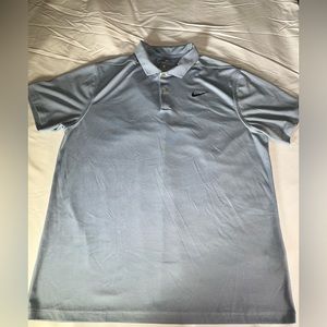 Nike Golf Polo Shirt. Grey. Size Medium